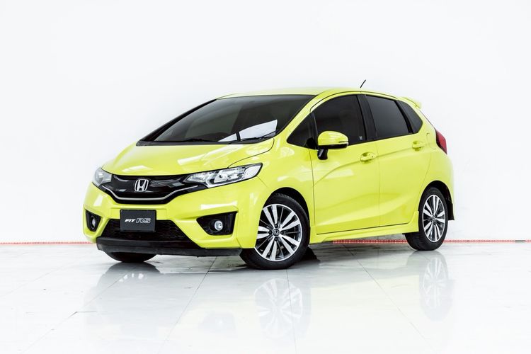 Honda Jazz 2014 1.5 SV i-VTEC Sedan เบนซิน ไม่ติดแก๊ส เกียร์อัตโนมัติ เหลือง