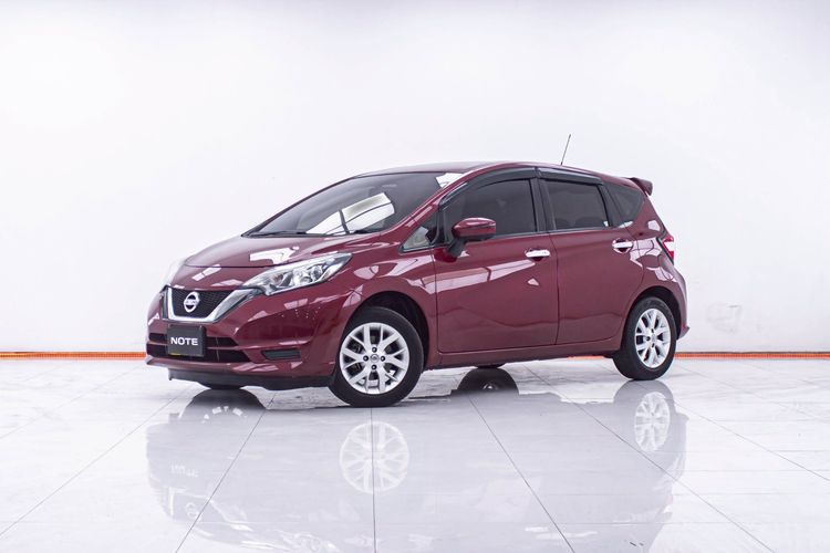 รถ Nissan Note 1.2 V สี แดง