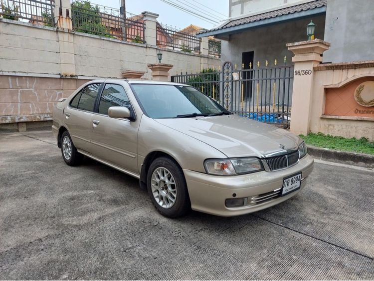 Nissan Sunny 2000 1.6 Super GL Saloon Sedan เบนซิน LPG เกียร์อัตโนมัติ น้ำตาล รูปที่ 3