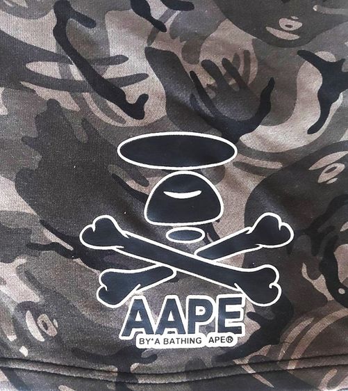 AAPE BY A BATHING APE Universe Moon face Camo Skull  Crossbones รูปที่ 3