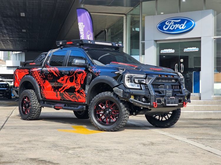 Ford Ranger 2025 2.0 Hi-Rider XLS Pickup ดีเซล ไม่ติดแก๊ส เกียร์อัตโนมัติ ดำ รูปที่ 2