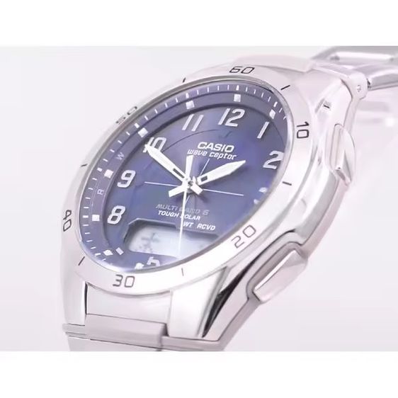 CASIO นาฬิกา Solar Ana-Digi WAVECEPTOR รุ่น WVA-M640D-2A2JF สีฟ้า รูปที่ 2