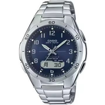 CASIO นาฬิกา Solar Ana-Digi WAVECEPTOR รุ่น WVA-M640D-2A2JF สีฟ้า