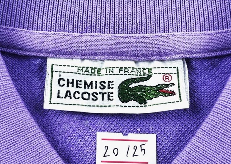 LACOSTE L.12.12 Original Fit Petit Piqué Made in France   รูปที่ 2