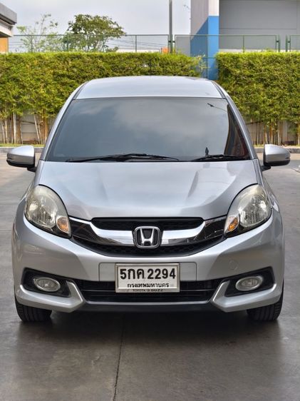 Honda Mobilio 2015 1.5 V Utility-car เบนซิน ไม่ติดแก๊ส เกียร์อัตโนมัติ เทา รูปที่ 2