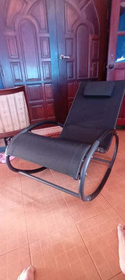 ดำ อื่นๆ อื่นๆ เก้าอี้โยกเบาโคลงเป็นเหล็ก