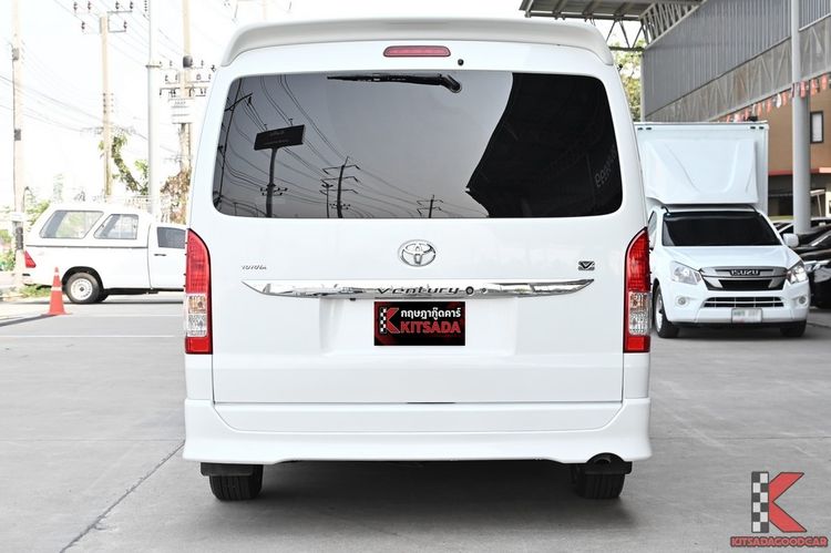Toyota Ventury 2017 3.0 V Van ดีเซล ไม่ติดแก๊ส เกียร์อัตโนมัติ ขาว รูปที่ 4