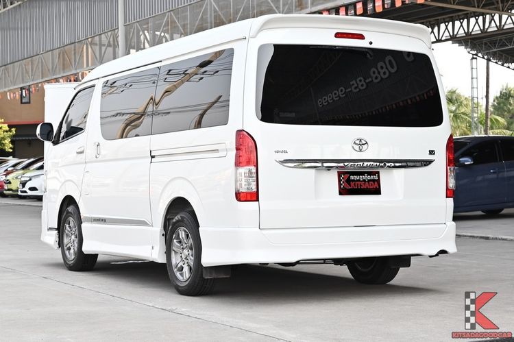 Toyota Ventury 2017 3.0 V Van ดีเซล ไม่ติดแก๊ส เกียร์อัตโนมัติ ขาว รูปที่ 3