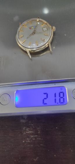 นาฬิกาวินเทจ แบรนด์ Benrus 14K solid gold case เครื่องระบบไขลาน  รูปที่ 13