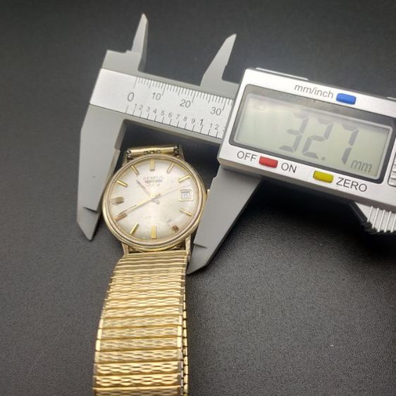นาฬิกาวินเทจ แบรนด์ Benrus 14K solid gold case เครื่องระบบไขลาน  รูปที่ 14