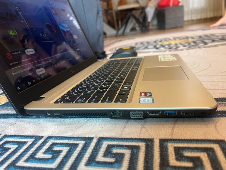 Asus i3 Gen 7  Ram 4 G  สภาพสวยใหม่มาก แบตนาน  กระเป๋า อุปกรณ์ครบ ส่งปลายทางได้ รูปที่ 5