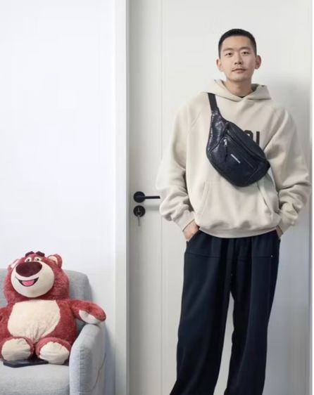 Sale‼️กระเป๋าคาดเอว,คาดอก Balenciaga กันน้ำหนังPU(ไม่มีกล่อง) รูปที่ 7