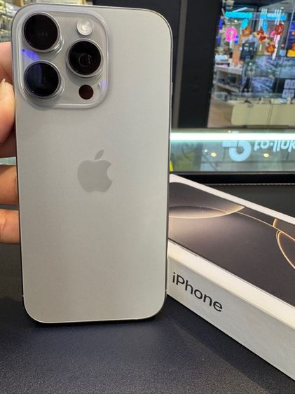 iPhone16Pro 128GB สีNatural ประกันถึง18มิ.ย69 เครื่องศูนย์แท้สภาพสวย รูปที่ 3