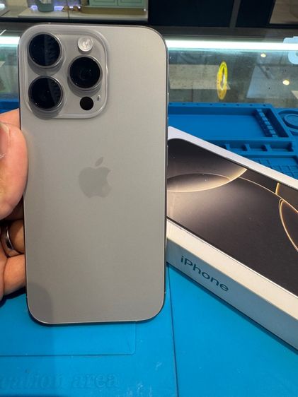iPhone16Pro 128GB สีNatural ประกันถึง18มิ.ย69 เครื่องศูนย์แท้สภาพสวย