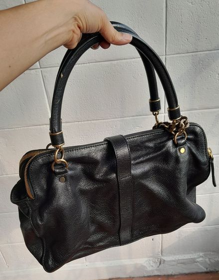 ถูกไฟลุก Burberry Bartow Leather Bag เป๋าหนังสภาพกริบสีดำ อะไหล่ทองรมดำ ถูกม๊ากก รูปที่ 4