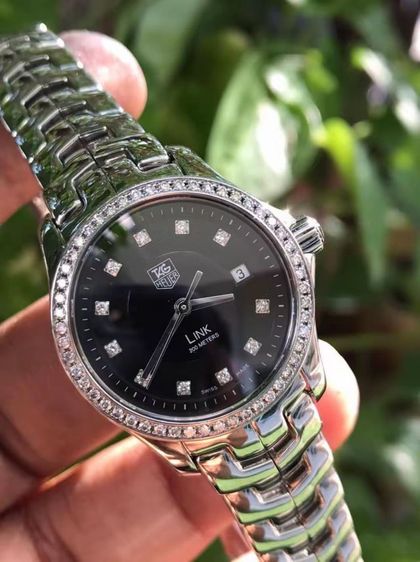 Tag Heuer Link Lady G4 Quartz Full Diamond Black Dial WJF131A🇨🇭🇨🇭
    รูปที่ 3