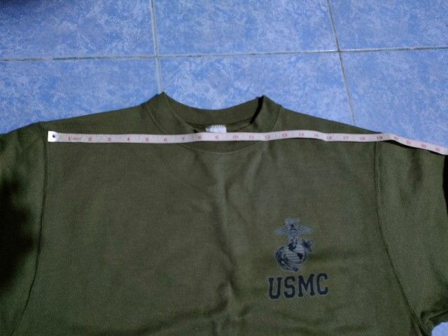 ขายเสื้อสเวสเตอร์usmcสภาพใหม่ไม่มีตำหนิสีเข้มสวยไซร์mจั๊มแน่น รูปที่ 7