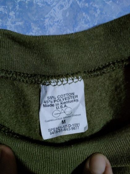 ขายเสื้อสเวสเตอร์usmcสภาพใหม่ไม่มีตำหนิสีเข้มสวยไซร์mจั๊มแน่น รูปที่ 4