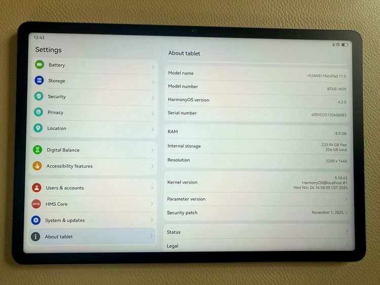 ขาย HUAWEI MatePad 11.5 PaperMatte Edition สภาพนางฟ้า อุปกรณ์ครบกล่อง รูปที่ 3