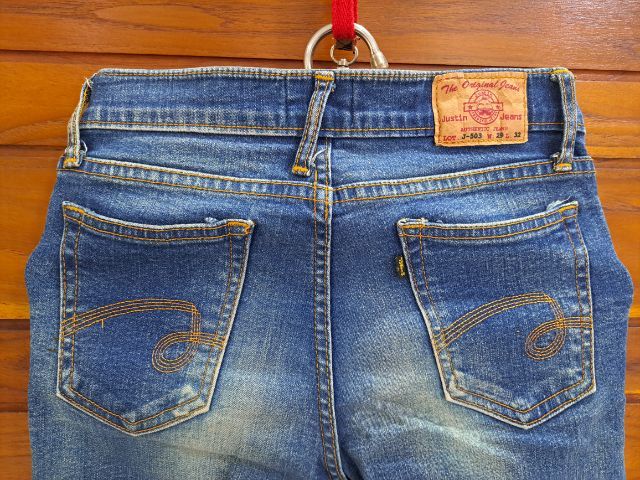 ส่งต่อ กางเกงยีนส์ Justin Denim (J-503) ของแท้ ทรงเดฟ ผ้ายืด สภาพดี