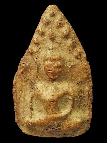 พระเนื้อดินเก่าฐาน 2.2สูง 4.1 ซ.ม BB 293