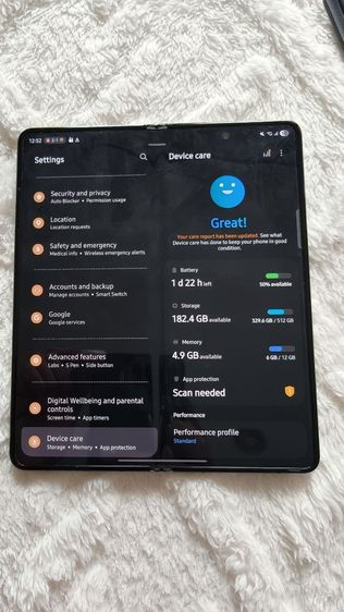 Samsung Galaxy Fold 5 512gb with Galaxy watch classic 6 รูปที่ 10