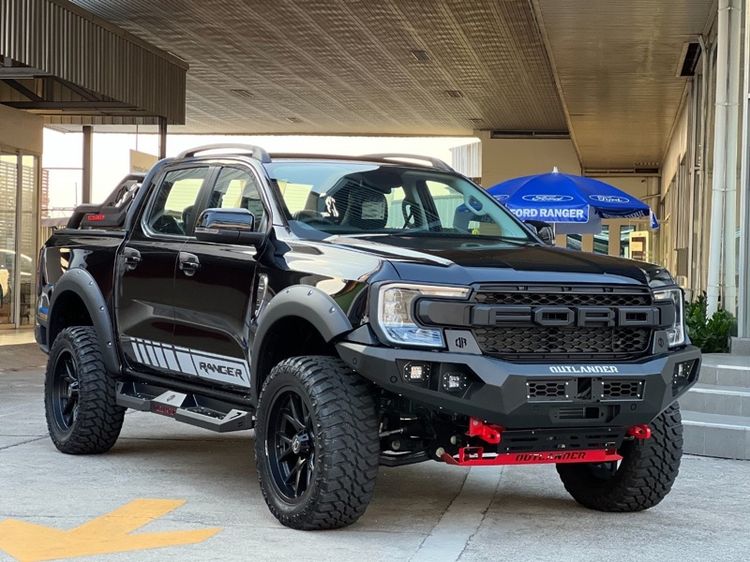 Ford Ranger 2025 2.0 Hi-Rider Sport Pickup ดีเซล ไม่ติดแก๊ส เกียร์อัตโนมัติ ดำ รูปที่ 3