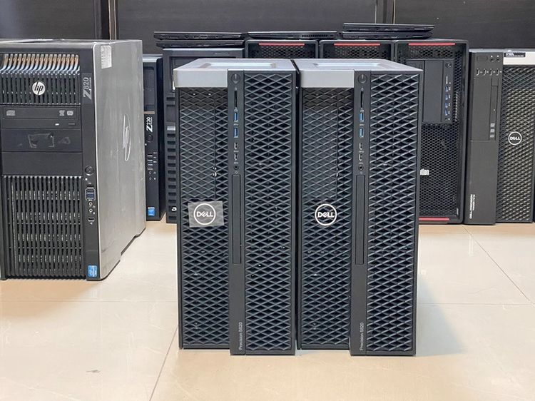 Dell Precision 5820Tower  Xeon W-2223 และ Xeon W-2255 SSD256GB+HD1TB RAM16GB Quadro P2000 P4000(8GB DDR5) สำหรับงานตัดต่อ ออกแบบ มืออาชีพ