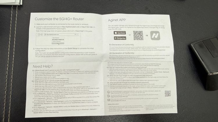 TP-Link Aginet NX510v 5G AX3000 Wi-Fi 6 Router – สภาพสวยมาก รูปที่ 5