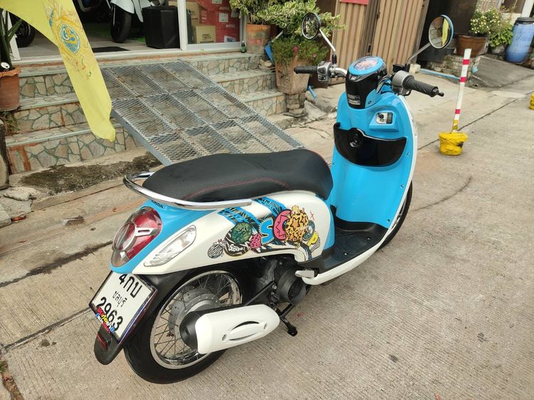 🛵ยังไงก็ขาย SCOOPY-i ปี 58 เครื่องดี สีสวย สตาร์ทมือ เล่มชุดโอนครบ+เปลี่ยนถ่ายน้ำมันเครื่องฟรี ส่งฟรี30 ก.ม รูปที่ 7
