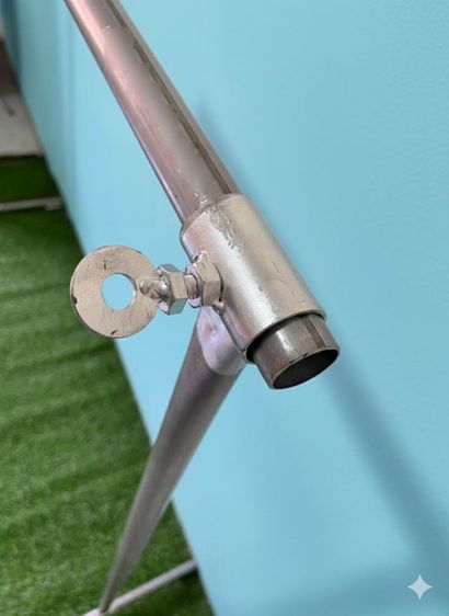 ราวเหล็กซิงค์มือสอง ถอดประกอบได้ สภาพดีมากใช้ได้ยาวๆ รูปที่ 3