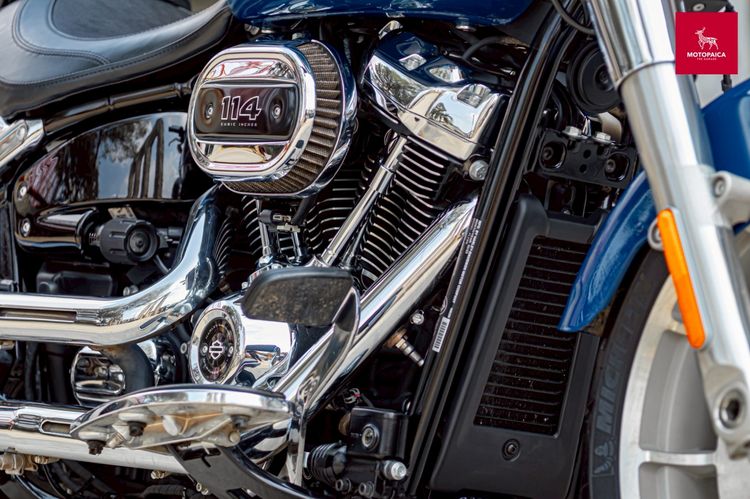 Harley Fatboy114 ปี2023 ตัวใหม่(มีCruise) สีหายาก วิ่ง6,000Mi. รูปที่ 8