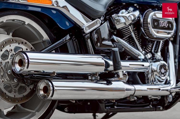 Harley Fatboy114 ปี2023 ตัวใหม่(มีCruise) สีหายาก วิ่ง6,000Mi. รูปที่ 7