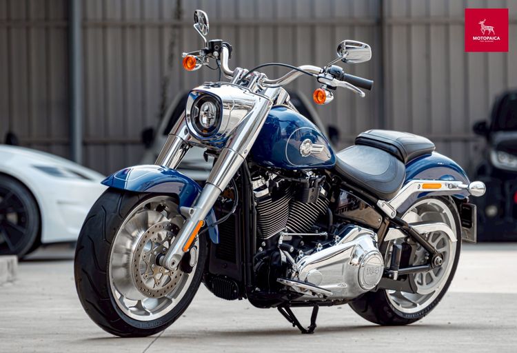 Harley Fatboy114 ปี2023 ตัวใหม่(มีCruise) สีหายาก วิ่ง6,000Mi. รูปที่ 2