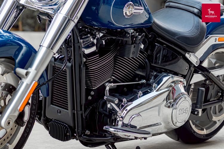 Harley Fatboy114 ปี2023 ตัวใหม่(มีCruise) สีหายาก วิ่ง6,000Mi. รูปที่ 9