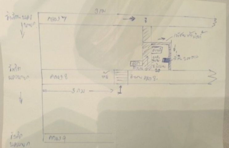ขายที่ดิน 200 ตรว. บึงบอน 20 ราคาถูก น้ำท่วม พร้อม รูปที่ 2