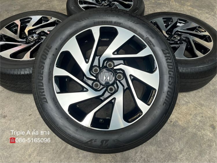 ✨ล้อแม็กพร้อมยาง✨Honda Civic FC ขอบ 16 ดำหน้าเงา รูปที่ 2
