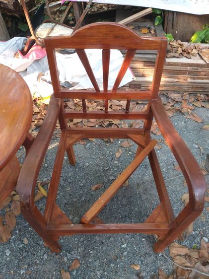 โต๊ะทานข้าวไม้สัก รูปที่ 7