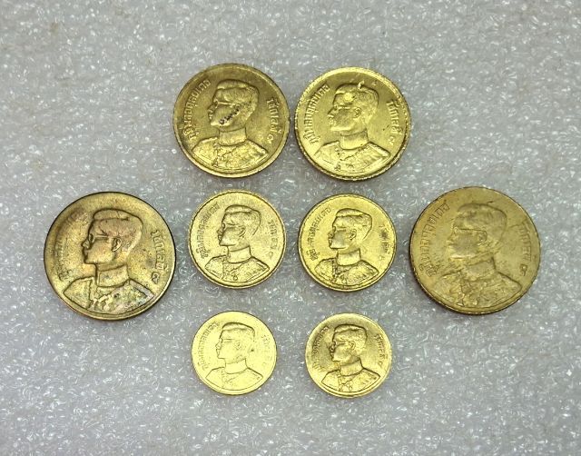 เหรียญไทย เหรียญปี 2493 ผ่านใช้