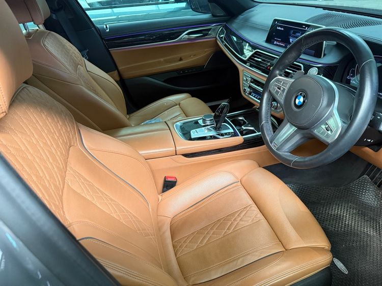 BMW Series 7 2021 730Ld Sedan ดีเซล ไม่ติดแก๊ส เกียร์อัตโนมัติ เทา รูปที่ 4