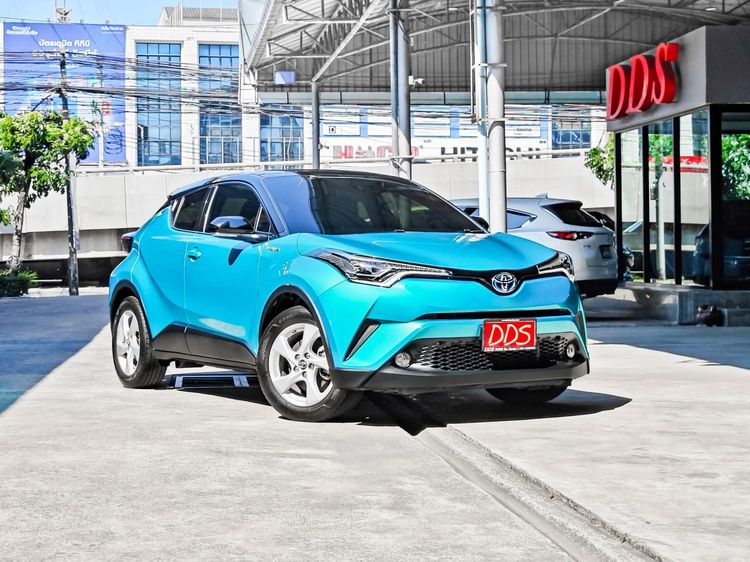 Toyota C-HR 2018 1.8 HV Hi Utility-car ไฮบริด เกียร์อัตโนมัติ เขียว รูปที่ 4