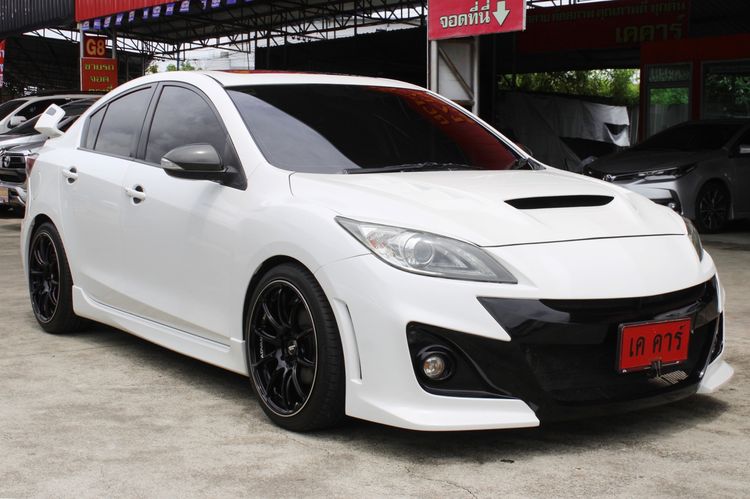 Mazda Mazda3 2013 2.0 Maxx Sedan เบนซิน ไม่ติดแก๊ส เกียร์อัตโนมัติ ขาว รูปที่ 3