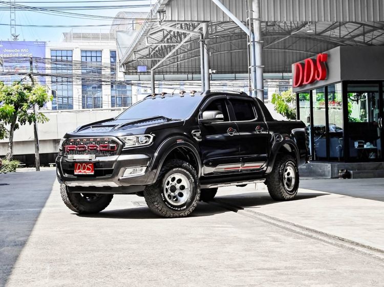รถ Ford Ranger 2.2 Hi-Rider Wildtrak สี เทา