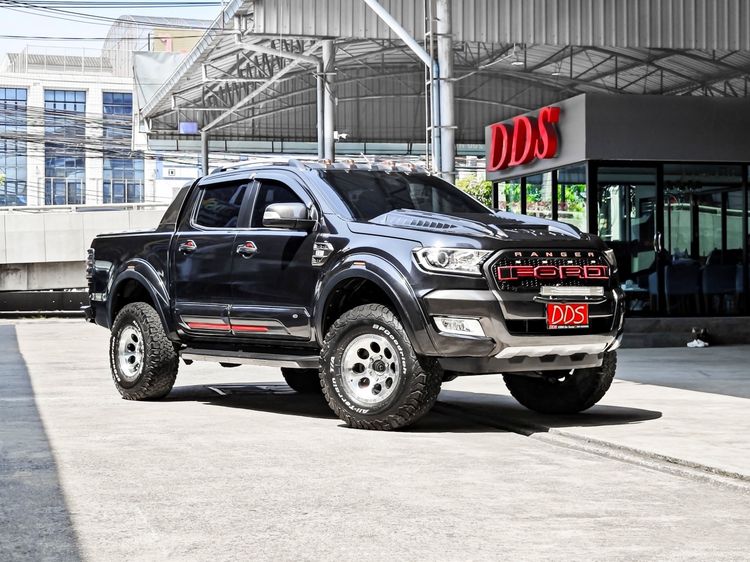 Ford Ranger 2016 2.2 Hi-Rider Wildtrak Pickup ดีเซล เกียร์อัตโนมัติ เทา รูปที่ 4