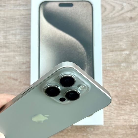 ขายเทิร์น iPhone 15 Pro Max 256 แบต 86 สวยๆไร้ตำหนิ เดิมๆ ใช้งานปกติทุกอย่าง ครบยกกล่อง สายชาร์จยังไม่แกะใช้ รูปที่ 11