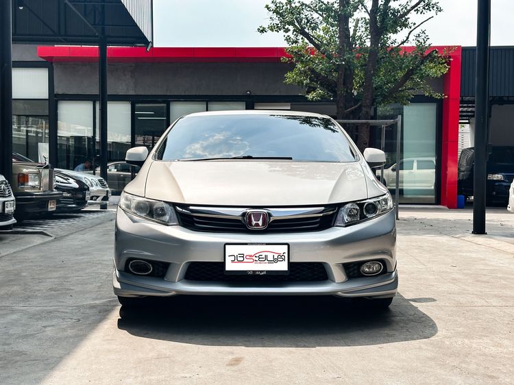 Honda Civic 2013 1.8 S i-VTEC Sedan เบนซิน เกียร์อัตโนมัติ เทา รูปที่ 2
