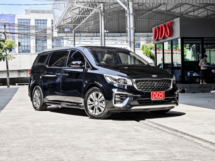 Kia Grand Carnival 2020 2.2 SXL Van ดีเซล เกียร์อัตโนมัติ ดำ รูปที่ 4