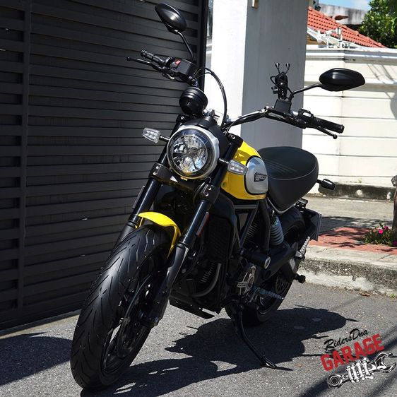Ducati Scrambler Icon L-twin 800 the classic “62 Yellow “2022  รูปที่ 6