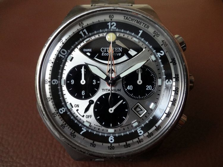 CITIZEN Promaster E210 Cal. 2100 โครโนกราฟ ไทเทเนียม PMZ56-2852 รุ่นท็อปสุด JDM รูปที่ 4