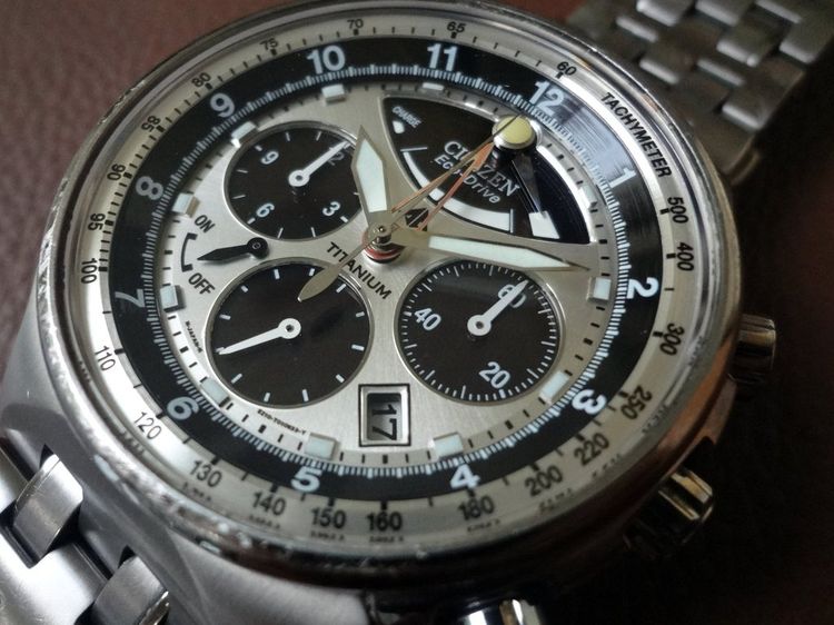 CITIZEN Promaster E210 Cal. 2100 โครโนกราฟ ไทเทเนียม PMZ56-2852 รุ่นท็อปสุด JDM รูปที่ 18